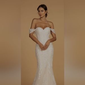 Dress Mermaid Wedding gowns  ivory/champagne